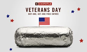 Chipotle Honors Active Military And Veterans With BOGO Deal