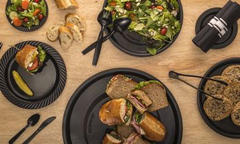 Novolex Introduces EcoSense Catering Trays, Plates and Utensils