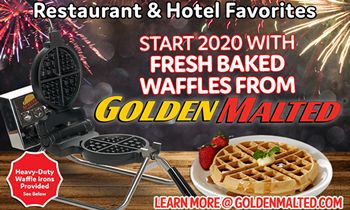 Start 2020 With Fresh Baked Waffles From Golden Malted