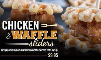 Crave Hot Dogs and BBQ Brings Back Customer Favorite, Chicken and Waffles, as Sliders!
