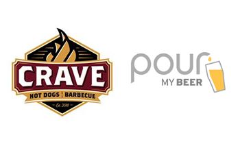 PourMyBeer and Crave Hot Dogs and BBQ Announce Partnership