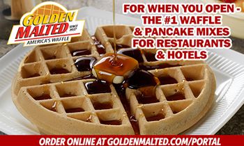 For When You Open – The #1 Waffle & Pancake Mixes for Restaurants & Hotels from Golden Malted, the World’s Largest Mix Supplier