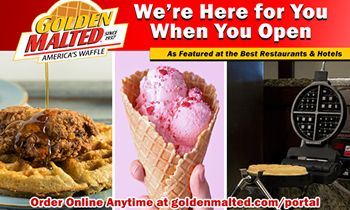 Golden Malted is Here When You Open – #1 Choice for Waffle & Pancake Mix