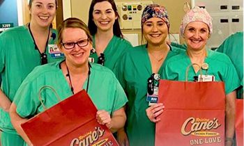 Raising Cane’s Continues Support for Heroes on the Frontlines
