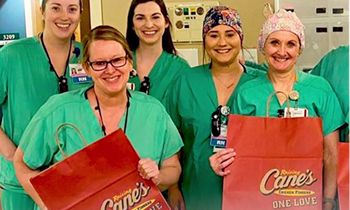 Raising Cane’s Continues Support for Heroes on the Frontlines