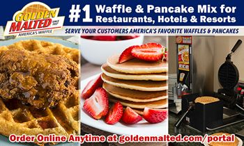 #1 Waffle & Pancake Mix Choice for Restaurants – Golden Malted Makes it Quick and Easy