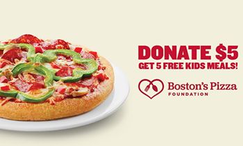Boston’s Pizza Restaurant & Sports Bar Seeks to End Childhood Hunger in America while Giving Guests Much-Needed Relief