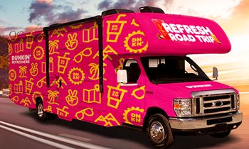 Hit the Road to Refresh in the Dunkin’ Refreshers RV