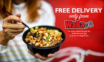 WaBa Grill Offers Free Delivery Through End of Year