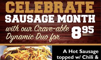 Crave Hot Dogs and BBQ Is Ready to Celebrate “Oktoberfest” Throughout October as Well as National Sausage Month!