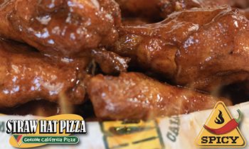 Nashville Hot Wings Now Available at Straw Hat Pizza