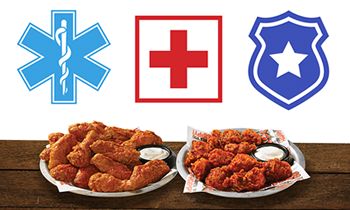 Hooters Honors First Responders with “Buy 10, Get 10” Offer on October 28