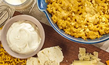 Taziki’s Mediterranean Café Promotes New Item-3 Cheese Mac & Cheese This Fall