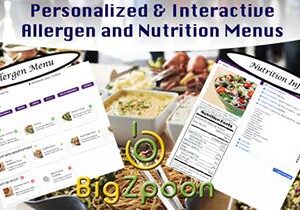 BigZpoon Introduces Digital Allergy & Nutrition Menus for Online Ordering