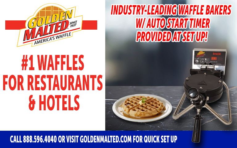 #1 Waffles for Restaurants & Hotels - Golden Malted Provides Waffle Irons with Set Up #1 Waffles for Restaurants & Hotels - Golden Malted Provides Waffle Irons with Set Up