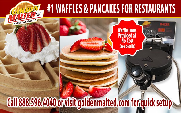 Add America's #1 Waffles & Pancakes to Your Menu - It's Quick & Easy with Golden Malted Add America's #1 Waffles & Pancakes to Your Menu - It's Quick & Easy with Golden Malted