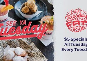 Laissez Les Bons Temps Rouler at Walk-On’s Where Every Tuesday is Fat Tuesday