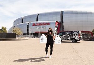 Barrio Queen Continues Helping Amid Pandemic by Donating More Than 400+ Meals at State Farm Stadium