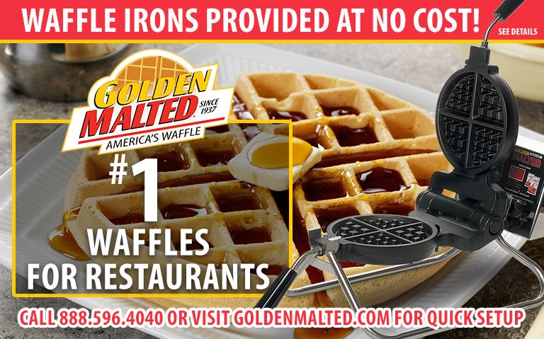 #1 Demanded Waffles for Restaurants - Golden Malted Provides Waffle Irons at Setup #1 Demanded Waffles for Restaurants - Golden Malted Provides Waffle Irons at Setup