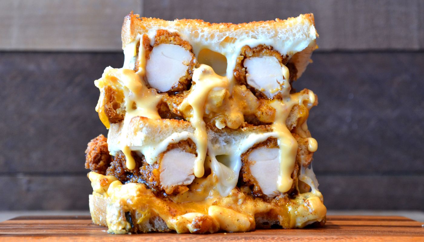 Claim Jumper Nashville Hot Chicken Grilled Cheese Claim Jumper launched limited time menu with new Gourmet Grilled Cheese Sandwiches