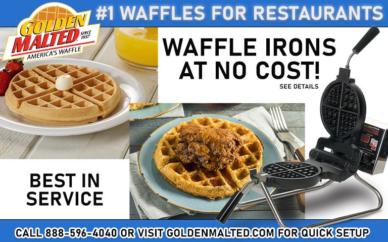 Add America's #1 Waffles to Your Menu - It's Quick & Easy with Golden Malted Add America's #1 Waffles to Your Menu - It's Quick & Easy with Golden Malted