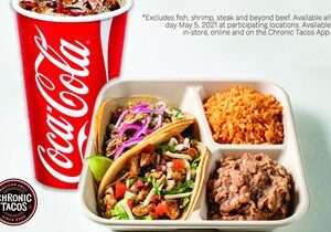 Chronic Tacos Offers $5 Taco Plates to Celebrate Cinco de Mayo