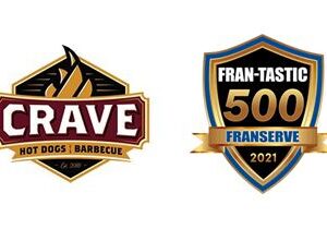 Crave Hot Dogs and BBQ Recognized As a FRAN-TASTIC 500 Brand!