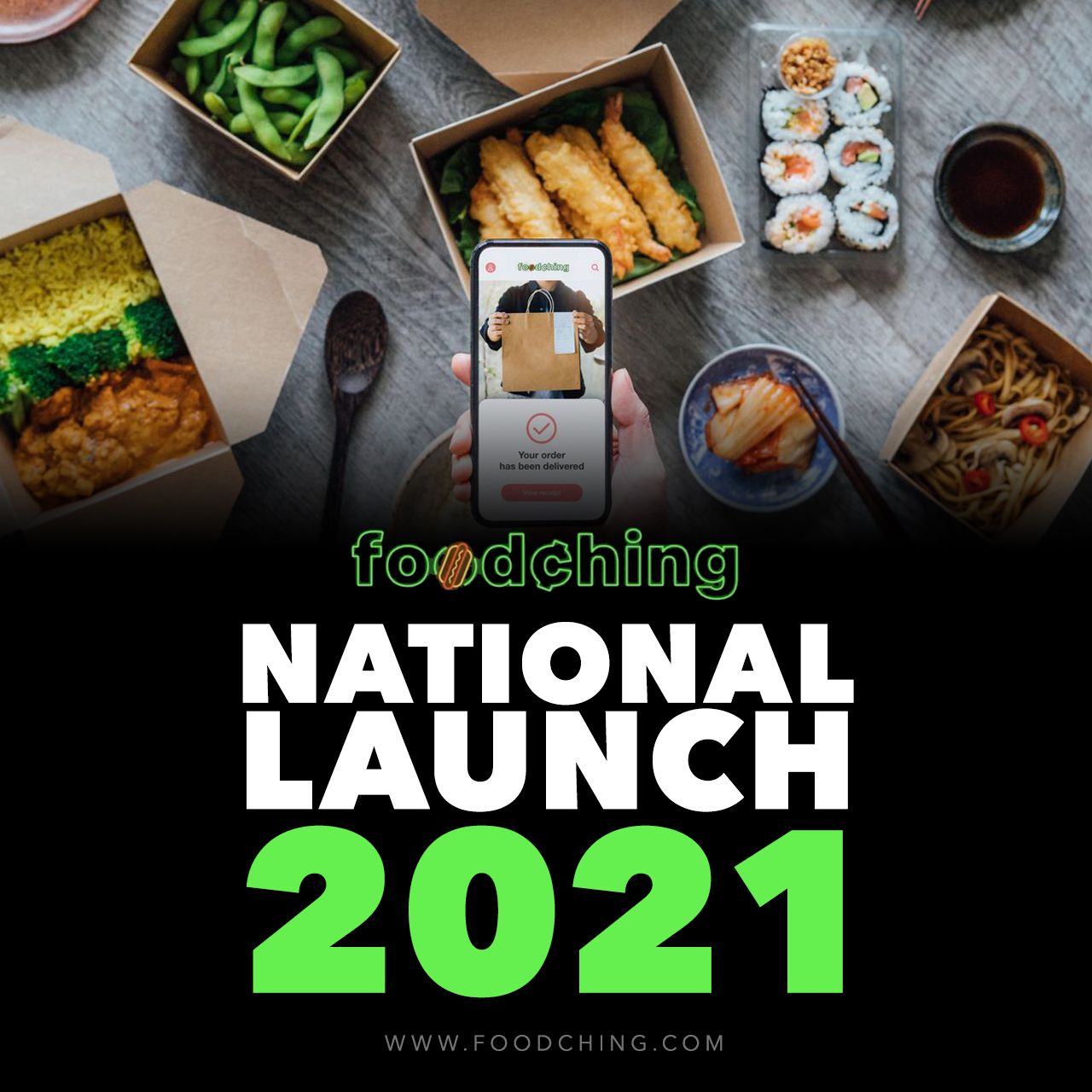 FoodChing Food & Drink Delivery Launches in 40 Major Markets FoodChing Food & Drink Delivery Launches in 40 Major Markets