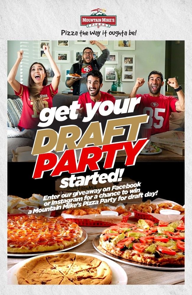 Win a Mountain Mike's Pizza Draft Party! Win a Mountain Mike's Pizza Draft Party!