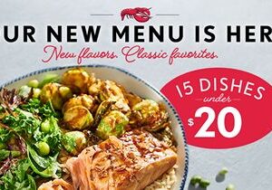 Red Lobster Unveils New 15 Dishes Under $20 Menu