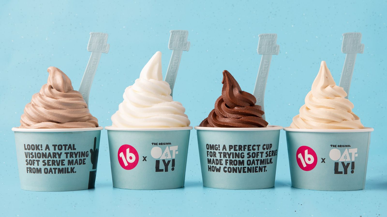 16 Handles and Oatly Collaborate to Launch 2 Exclusive Oatmilk Soft Serve Flavors this Summer 16 Handles and Oatly Collaborate to Launch 2 Exclusive Oatmilk Soft Serve Flavors this Summer