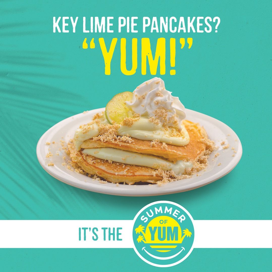Key Lime Pie Pancakes and Banana Pudding French Toast Join Eggs Up Grill Menu for Summertime Eggs Up Grill Key Lime Pie Pancakes