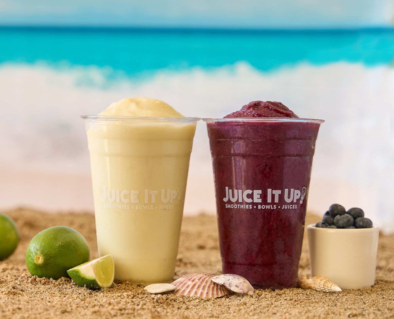 Juice It Up! Is Shining the Lime-Light on Two New Summer Smoothies Juice It Up!'s NEW Limeade Squeeze and Blueberry Limeade Smoothies Now Available Through Sept. 21