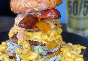 Over-the-Top ‘Merica Burger Returns to Menu at Slater’s 50/50 for a Limited Time