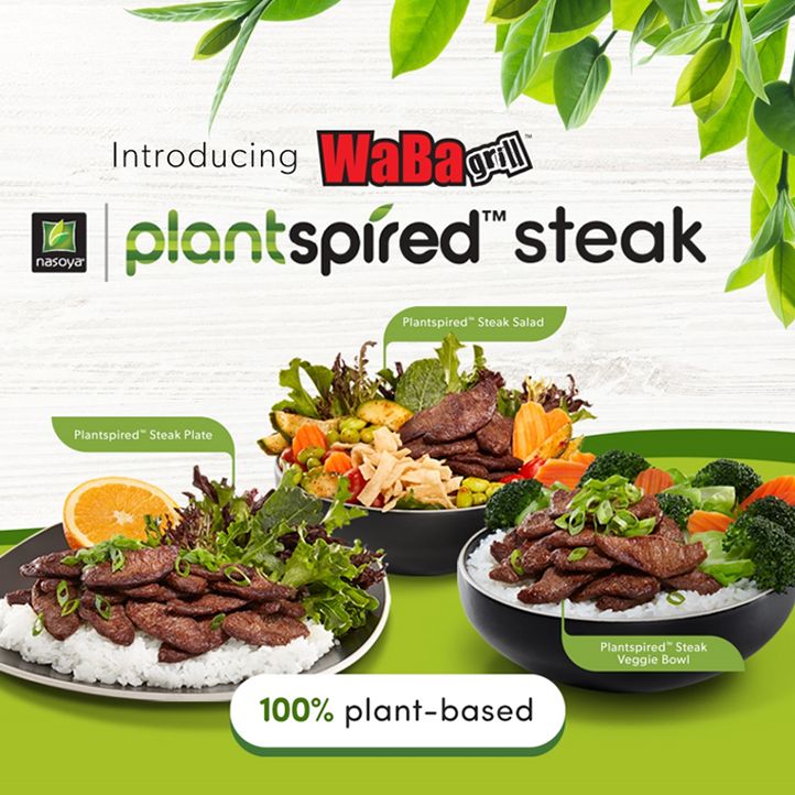 Nasoya Foods' New Plantspired Line Product Now Featured at All WaBa Grill Locations