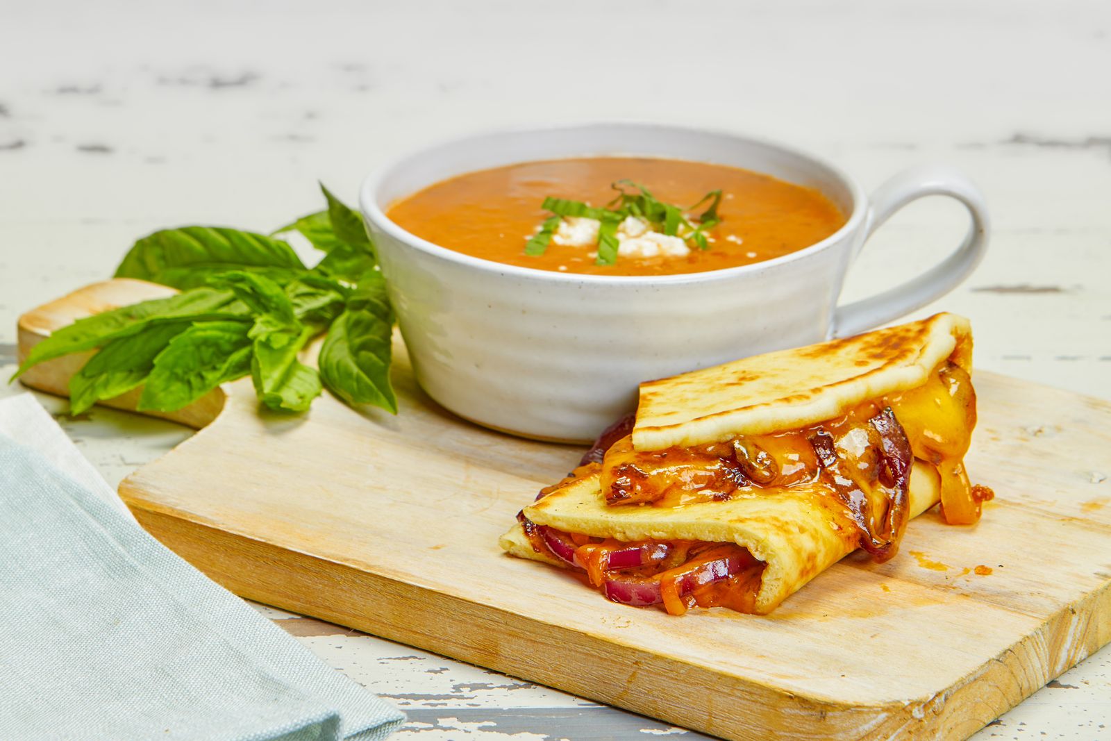 New Cheesy Chutney Melt Compliments Robust Soup Favorite At Taziki's New Cheesy Chutney Melt Compliments Robust Soup Favorite At Taziki's