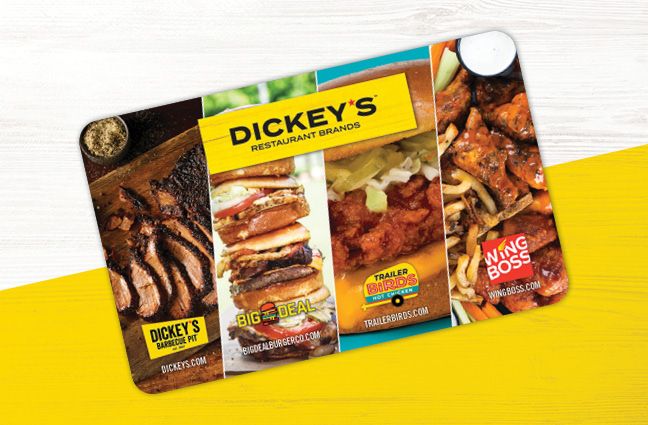 Give the Gift of Delicious Options with Dickey's Multi-Brand Gift Cards