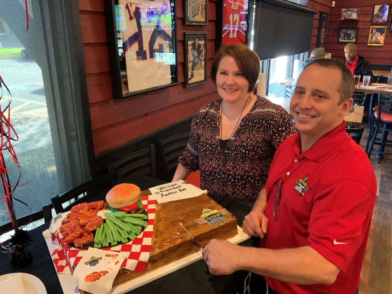 Anchor Bar Restaurant Brings America's Favorite Food to Round Rock as Local Owners TJ and Erin Mahoney Usher in Original Buffalo Chicken Wing Franchise With Local Dignitaries and Friends Anchor Bar Restaurant Brings America's Favorite Food to Round Rock as Local Owners TJ and Erin Mahoney Usher in Original Buffalo Chicken Wing Franchise With Local Dignitaries and Friends
