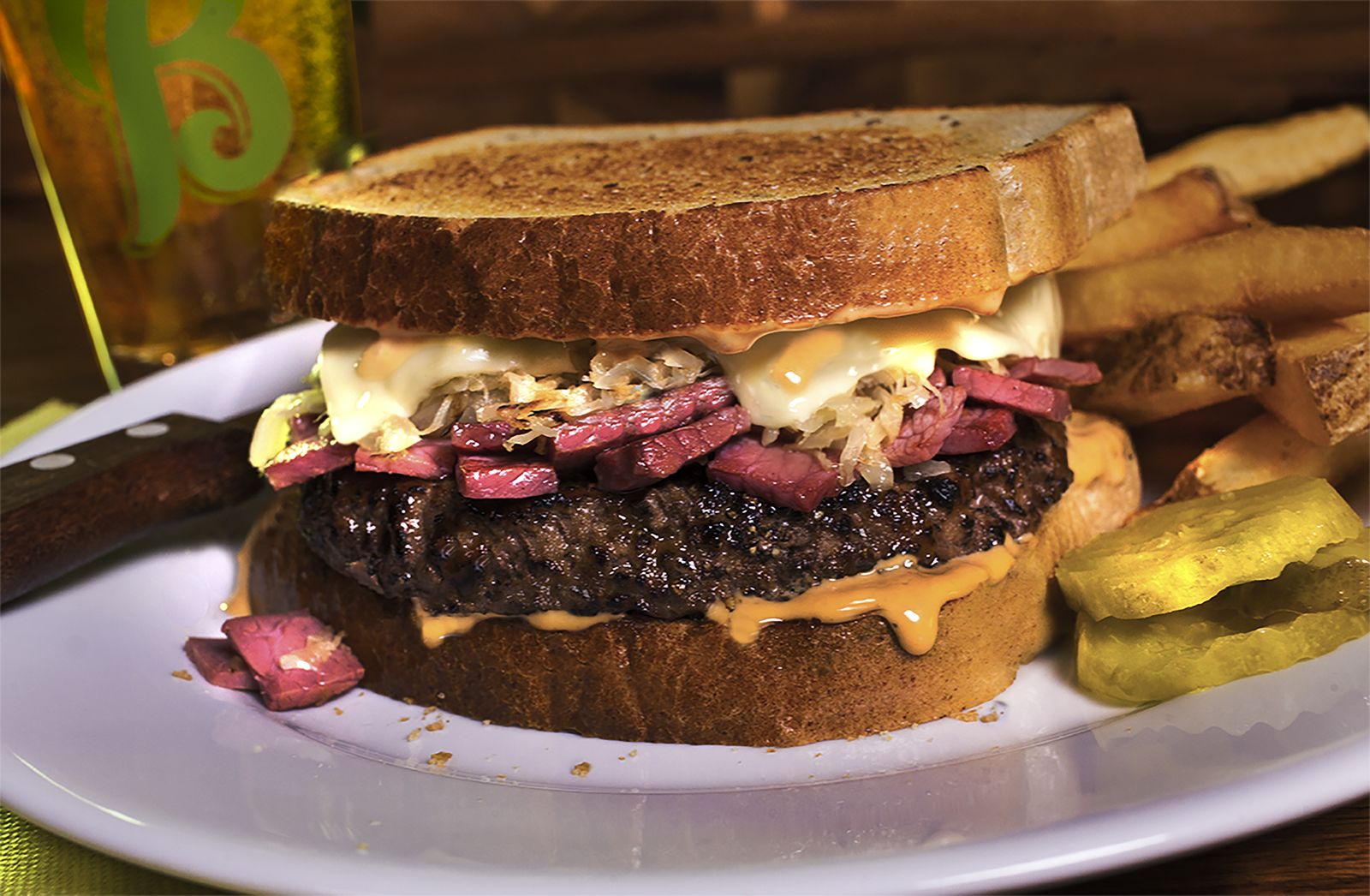 Enjoy Shamrockin' Celebrations at Bennigan's This St. Paddy's Day Bennigan's Reuben Burger