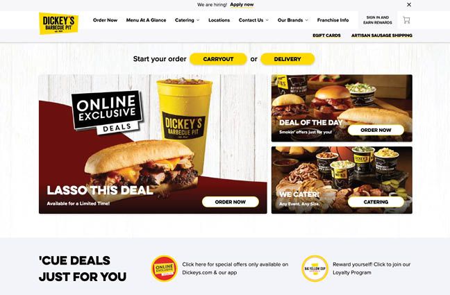 Dickey's Introduces New Website & App Enhancements for Improved Online Experience Dickey's Introduces New Website & App Enhancements for Improved Online Experience