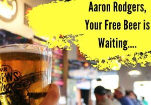 Mr Brews Taphouse Ready to Fulfill Lifetime Offer to Aaron Rodgers