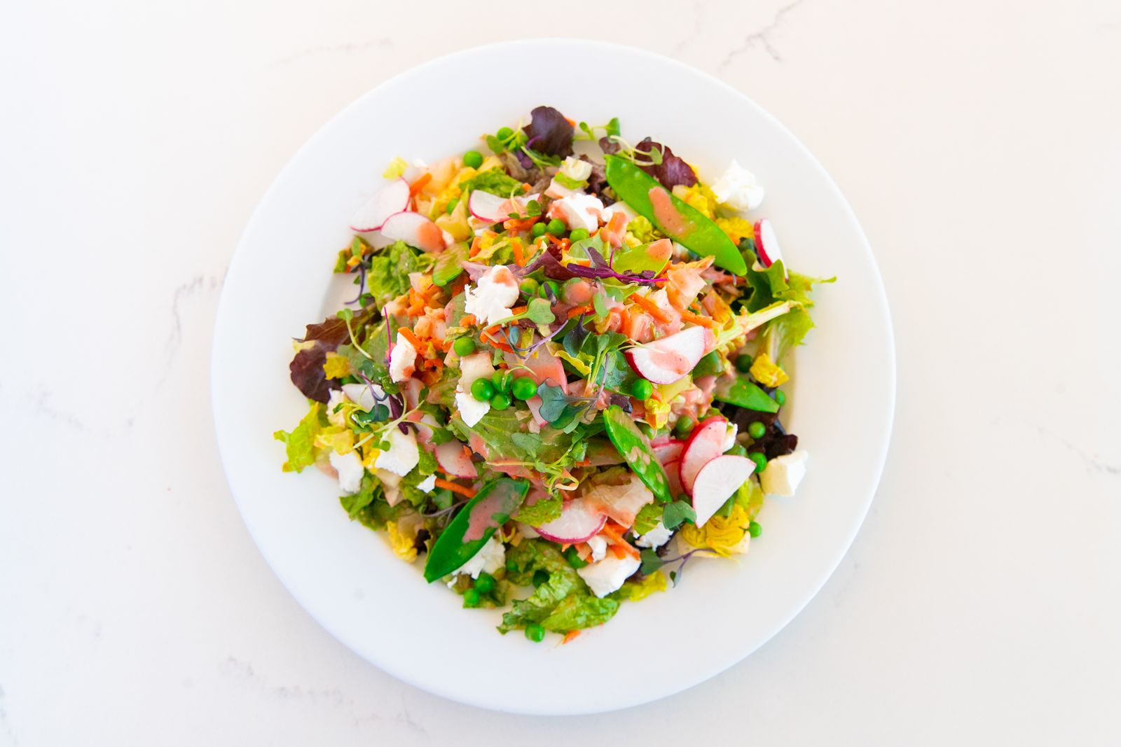bellagreen Roots & Fruits Salad bellagreen's Spring Seasonal Menu Blooms with New Flavors