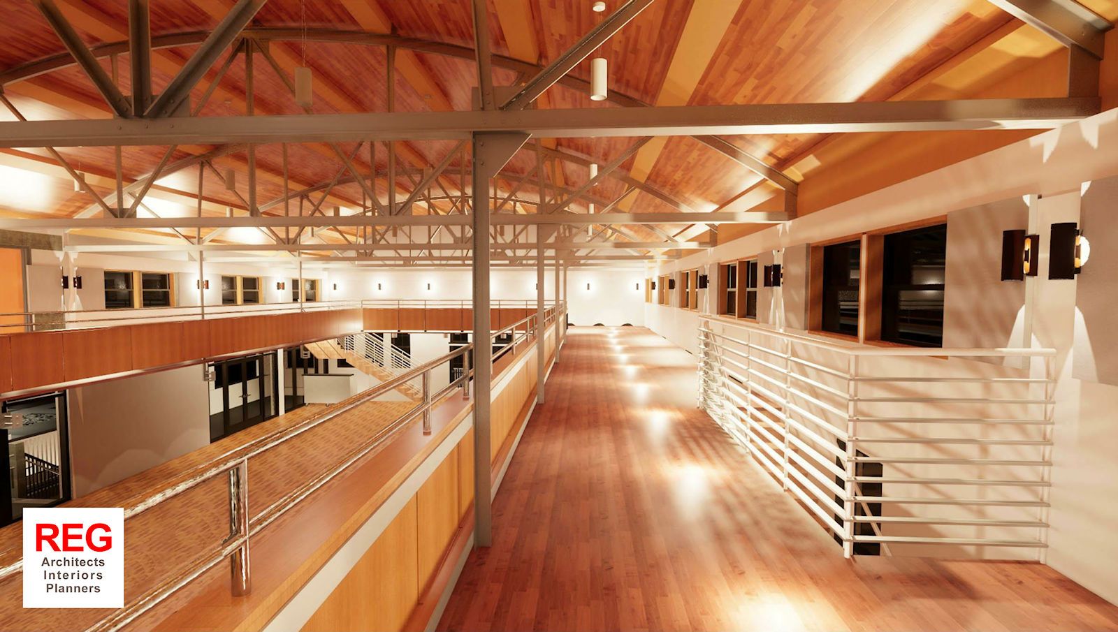 Rendering of second floor interior of the renovated Sunset Lounge West Palm Beach CRA Seeking Restaurant/Lounge Operator for Newly Restored Sunset Lounge in City's Historic Northwest District