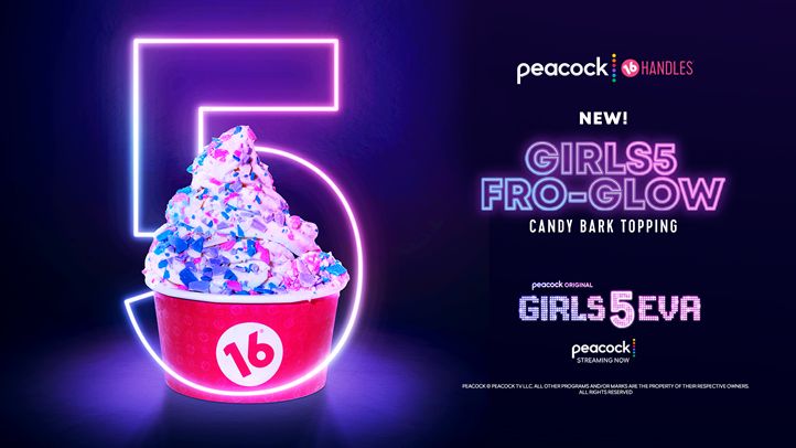 16 Handles Partners with Peacock's Girls5eva to Launch New Fro-Yo Topping and Sweepstakes
