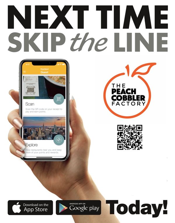 Peach Cobbler Factory Launches Mobile Online "Skip the Line" Ordering Program
