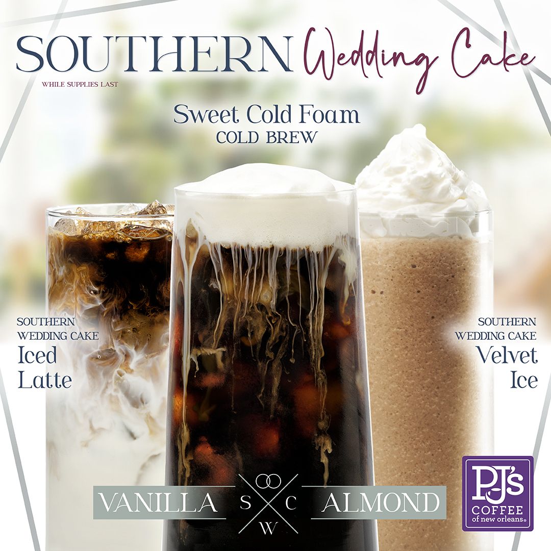 Save The Date - It's Wedding Cake Season at PJ's Coffee Save The Date - It's Wedding Cake Season at PJ's Coffee