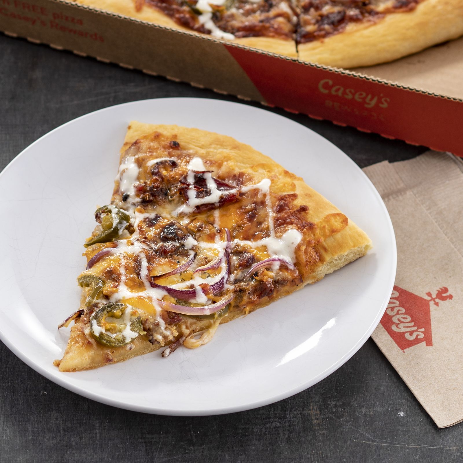 Casey's Launches Limited-Time, All-New BBQ Brisket Pizza Casey's Launches Limited-Time, All-New BBQ Brisket Pizza