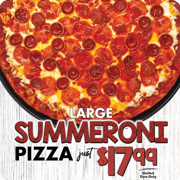 Enjoy Fun Under the Sun with Happy Joe's Summeroni Pizza and Ice Cream Enjoy Fun Under the Sun with Happy Joe's Summeroni Pizza and Ice Cream