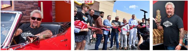 Guy Fieri and FACE Amusement Group Hosted an Official Ribbon Cutting at the Downtown Flavortown in Pigeon Forge, Tennessee