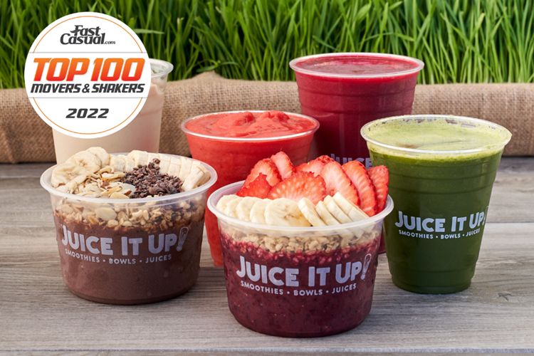 Juice It Up! Named One of the Nation's Leading 20 Brands On Fast Casual's Top 100 Movers & Shakers List Juice It Up! Named One of the Nation's Leading 20 Brands On Fast Casual's Top 100 Movers & Shakers List